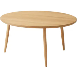 東谷 Room Essence ラウンドテーブルL ナチュラル Size:70×70×36 【4985155224081】 MTK-322NA【別送品】