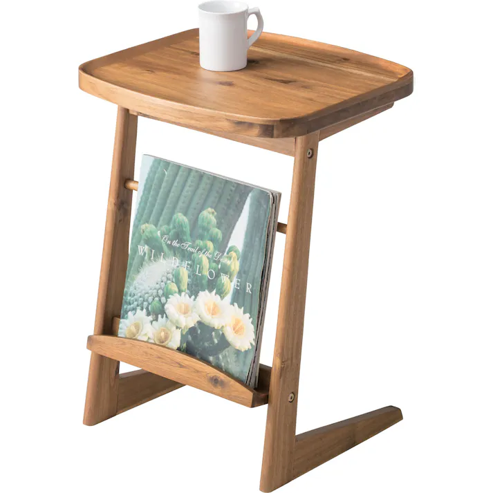 東谷 Room Essence ヴァルト サイドテーブル ブラウン Size:42×38×54 【4985155188741】 NET-724【別送品】