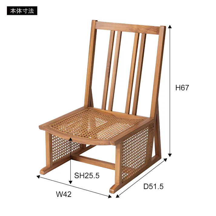 東谷 Room Essence フロアチェア Size:42×51.5×67 【4985155222087】 NRS-427【別送品】