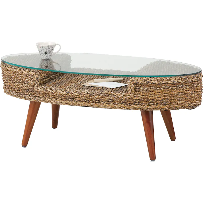 東谷 Room Essence クラール オーバルテーブル ブラウン Size:105×45×40 【4985155145560】 NRT-415【別送品】