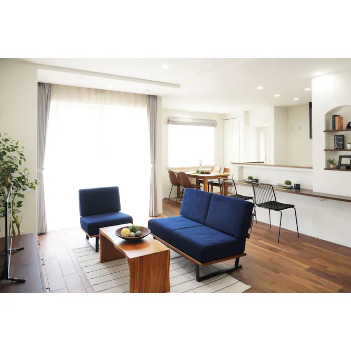 東谷 Room Essence メネス 2人掛ソファ ネイビー Size:121×78×76 【4985155210428】 NS-623【別送品】