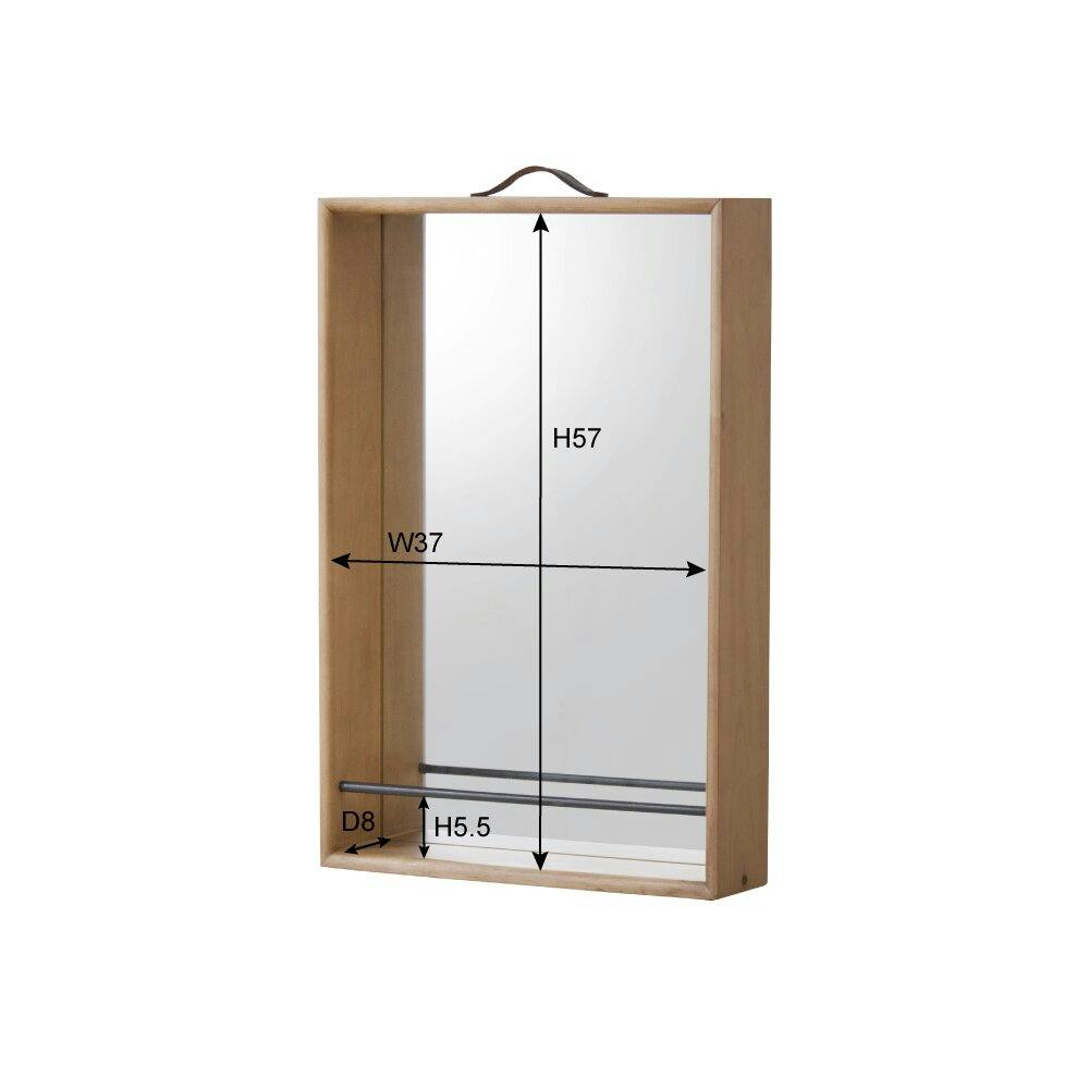 東谷 ミラー NW-115 1376 東谷 Room Essence ミラー ナチュラル Size：40×10×60 【4985155186433