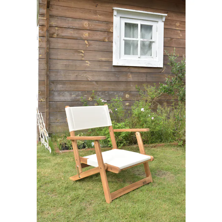 東谷 Room Essence フォールディングチェア アイボリー Size:56×58×62 【4985155179282】 NX-511【別送品】