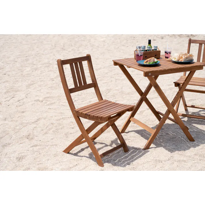 東谷 Room Essence バイロン 折りたたみチェア ライトブラウン Size:40×51.5×82 【4985155159079】 NX-901【別送品】