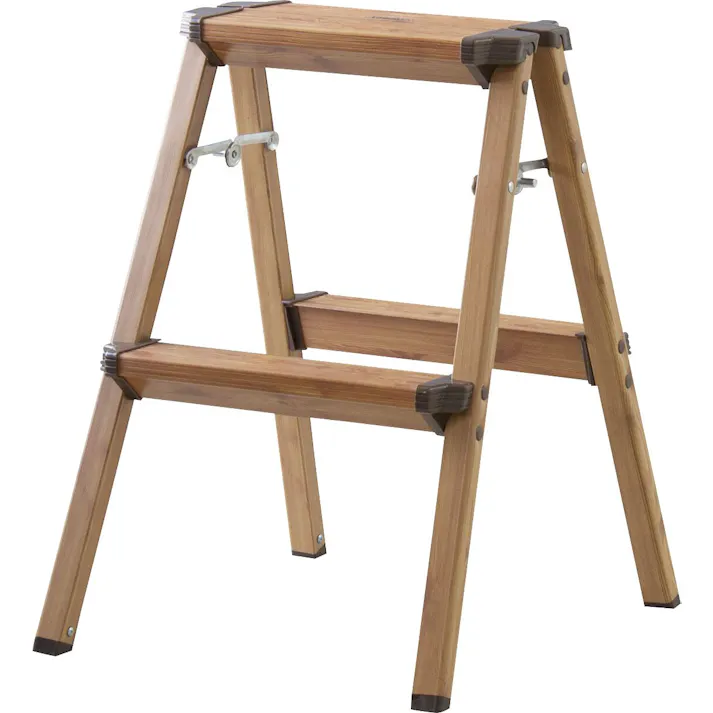 東谷 Room Essence ステップスツール2段 脚立 ブラウン Size:41×47×55 【4985155182930】 PC-402【別送品】