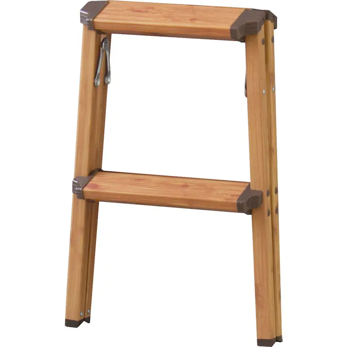 東谷 Room Essence ステップスツール2段 脚立 ブラウン Size:41×47×55 【4985155182930】 PC-402【別送品】