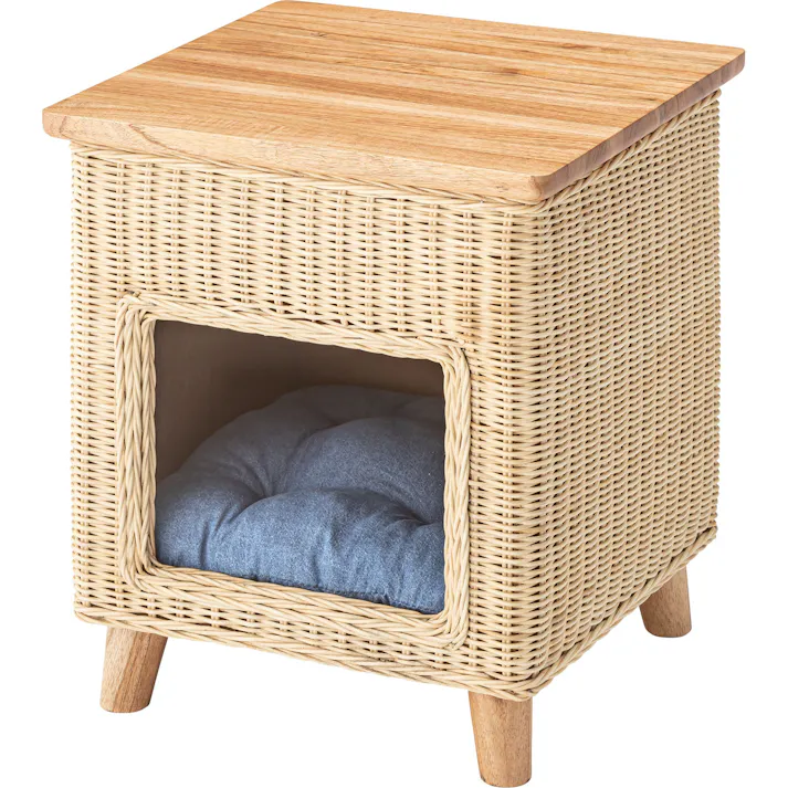 東谷 Room Essence ペットハウススツール ナチュラル Size:40×40×45 【4985155215263】 PET-63【別送品】