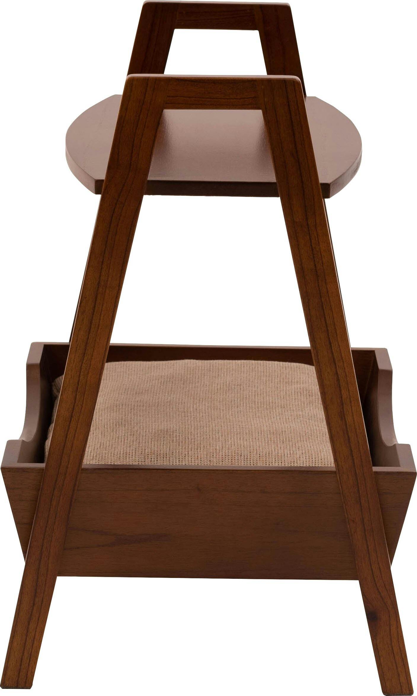 東谷 Room Essence ペット サイドテーブル ブラウン Size：54×40×60