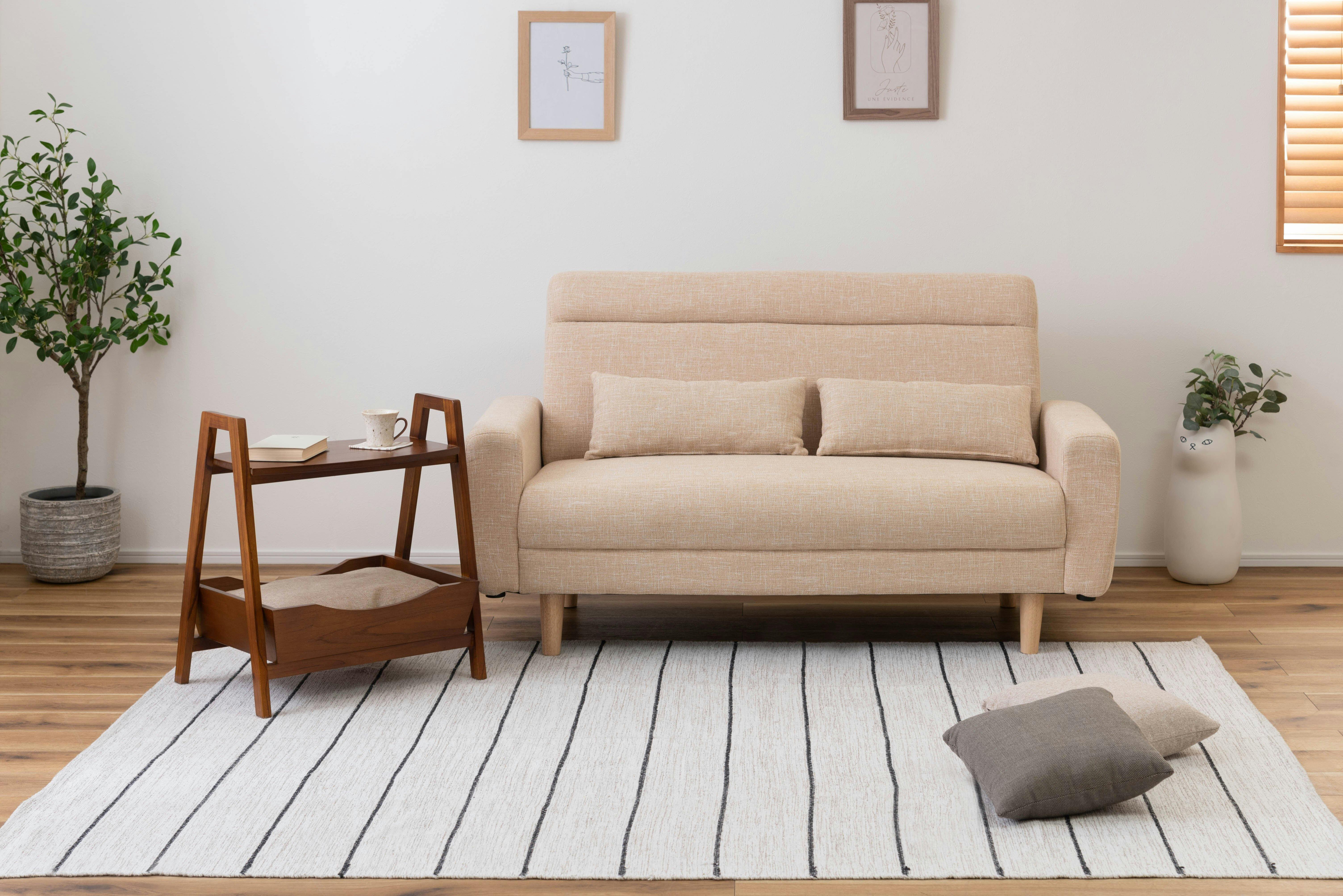 東谷 Room Essence ペット サイドテーブル ブラウン Size：54×40×60