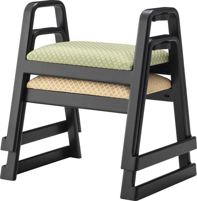 東谷 Room Essence ハンドル付きスツール オレンジ Size：56×43×52