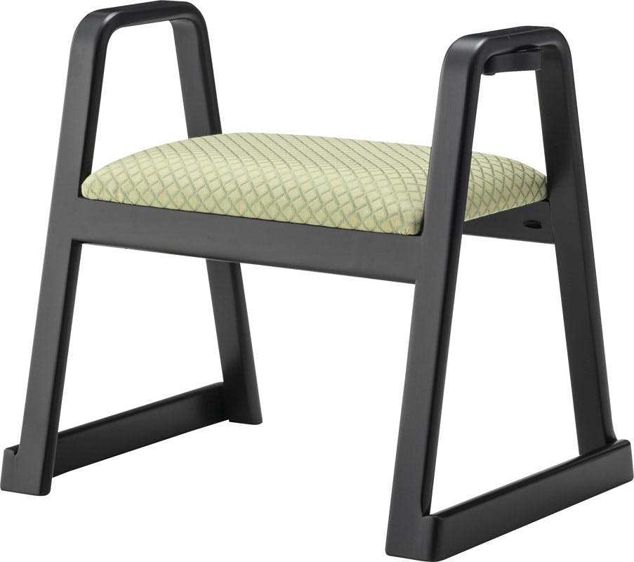 東谷 Room Essence ハンドル付きスツール グリーン Size:56×43×52 法事 和室 BC-111FYE 座椅子 東谷 Room Essence ハンドル付きスツール グリーン Size:56×43×52 法事 和室 BC-111FYE 座椅子