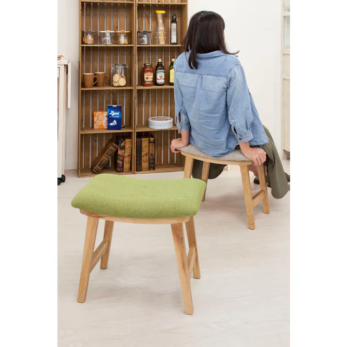 東谷 Room Essence トロペ スツール ベージュ Size:48×33×42 椅子 天然木 アッシュ 【4985155143191】 CL-790CBE【別送品】