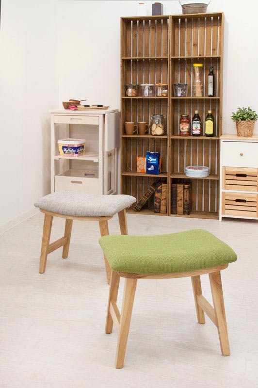 東谷 Room Essence トロペ スツール グリーン Size：48×33×42 椅子