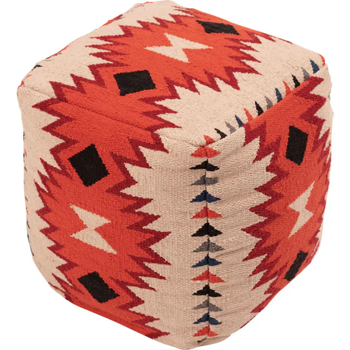 東谷 Room Essence キリムスツール Size:30×30×30 ファブリック 机 オットマン 肘置き 【4985155222797】 FAB-002C【別送品】
