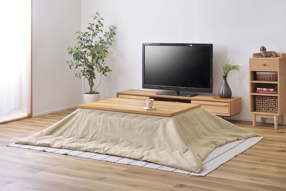 東谷 薄掛コタツ布団 長方形 KK-148 1458 東谷 Room Essence 薄掛コタツ布団 長方形 ベージュ Size：190×230