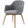 東谷 Room Essence カラメリ チェア グレー Size:50×55×73 ダイニングチェア 椅子 食事 【4985155196784】 KRM-010GY【別送品】