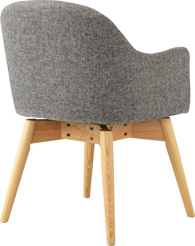 東谷 Room Essence カラメリ 回転式チェア グレー Size：50×55×73