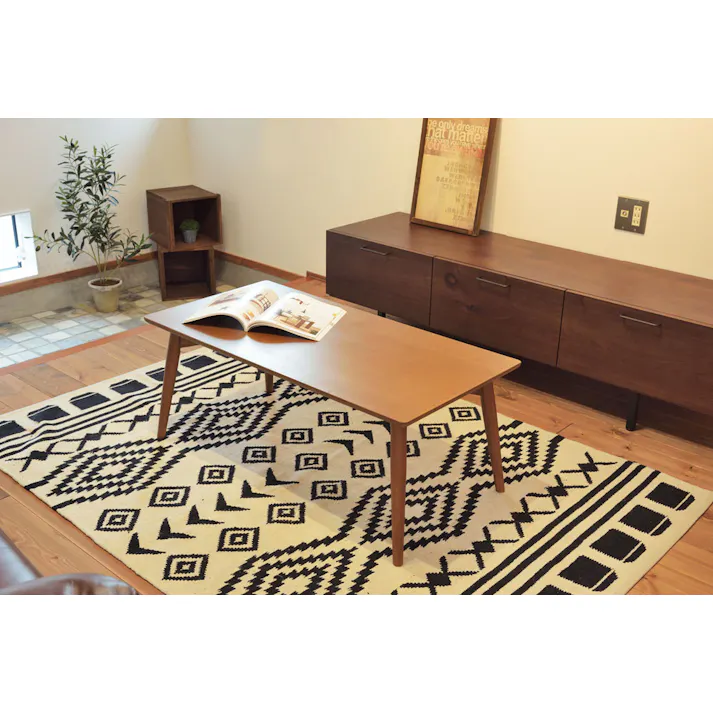 東谷 Room Essence カラメリ センターテーブル ブラウン Size:100×50×40 ダイニング リビング 【4985155207282】 KRM-100BR【別送品】