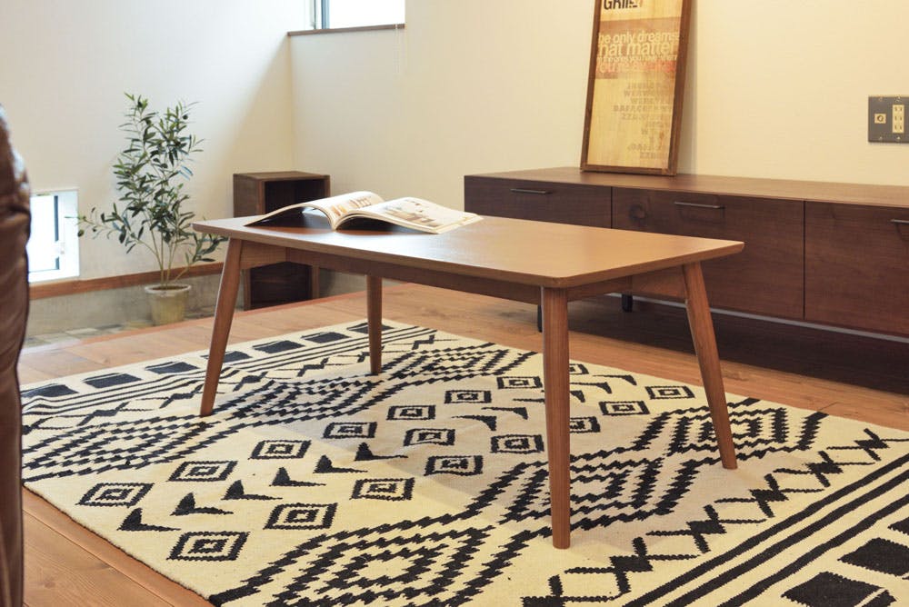 センターテーブルROOM ESSENCE KRM-100BR ブラウン センターテーブル ローテーブル テーブル KRM-100BR KRM-100NA