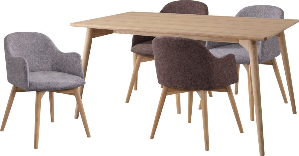 天然木 ダイニングテーブル カラメリ 122*56cm KRM-150 N01 カラメリ ダイニングテーブル KRM-150– impress select家具インテリア