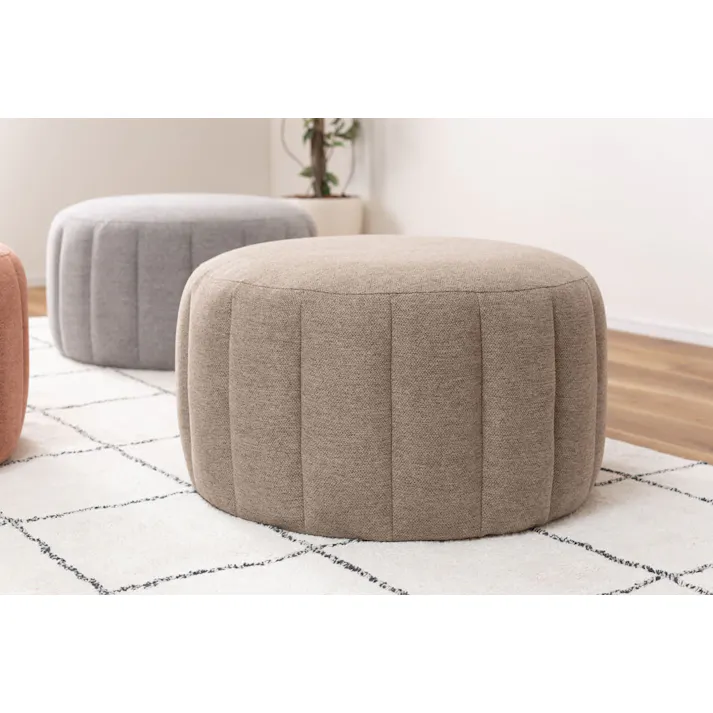 東谷 Room Essence スツール ベージュ Size:60×60×35 椅子 机 サイドテーブル 丸形 【4985155225477】 MYS-601BE【別送品】