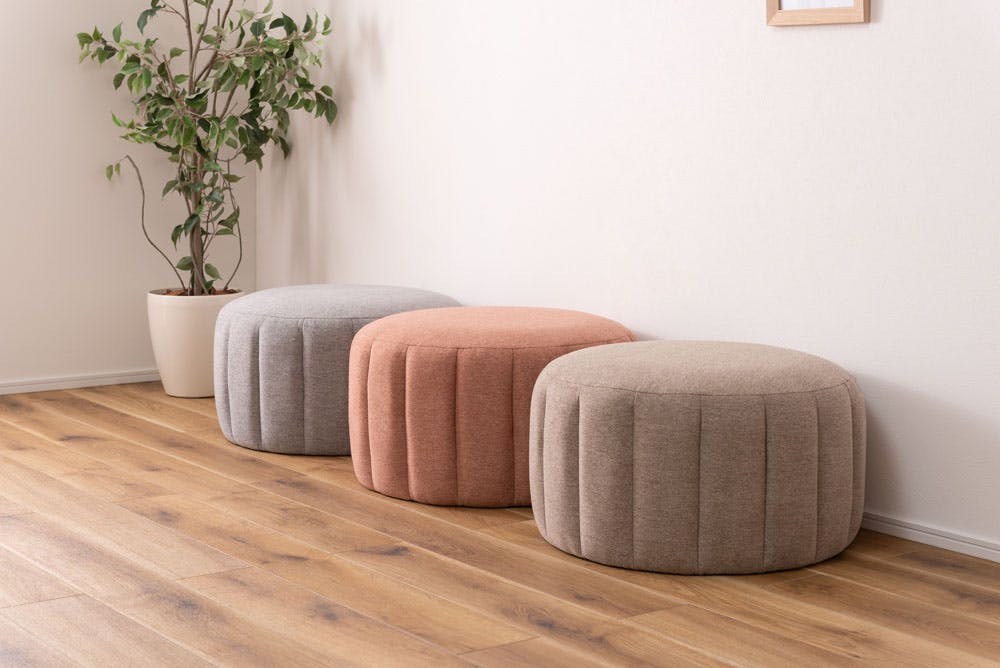 東谷 Room Essence スツール グレー Size：60×60×35 椅子 机