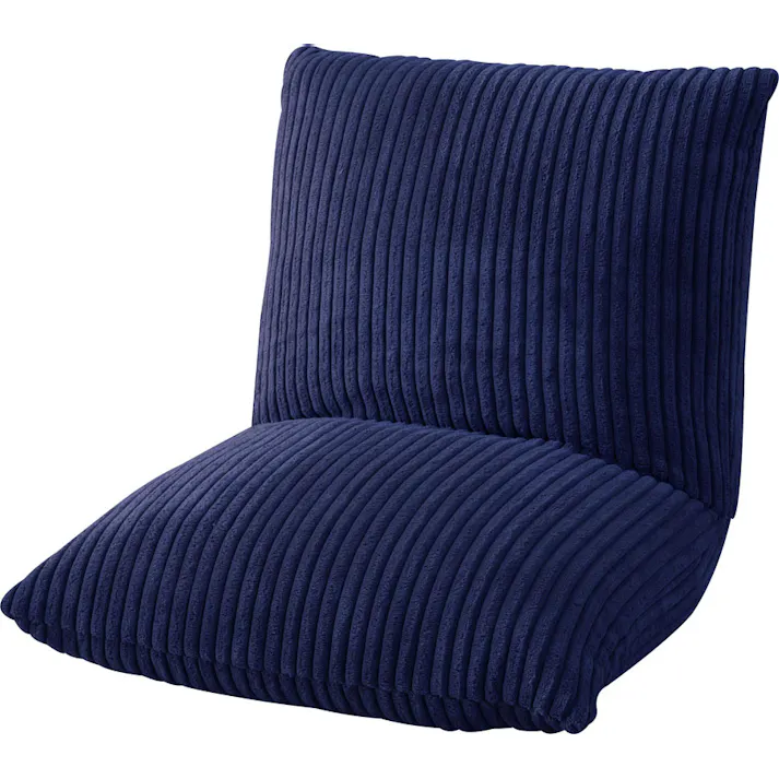 東谷 Room Essence カックンリクライナー ネイビー Size:38×38-45×36 フロアチェア 座椅子 【4985155199709】 RKC-627NV【別送品】