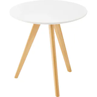 東谷 Room Essence ラウンドサイドテーブル ホワイト Size:50×50×50 ソファー ベッド 【4985155226917】 TAP-005WH【別送品】