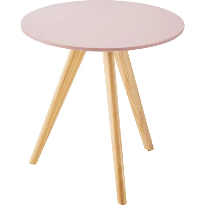 東谷 Room Essence ラウンドサイドテーブル ピンク Size:50×50×50 ソファー ベッド 【4985155230518】 TAP-008PK【別送品】