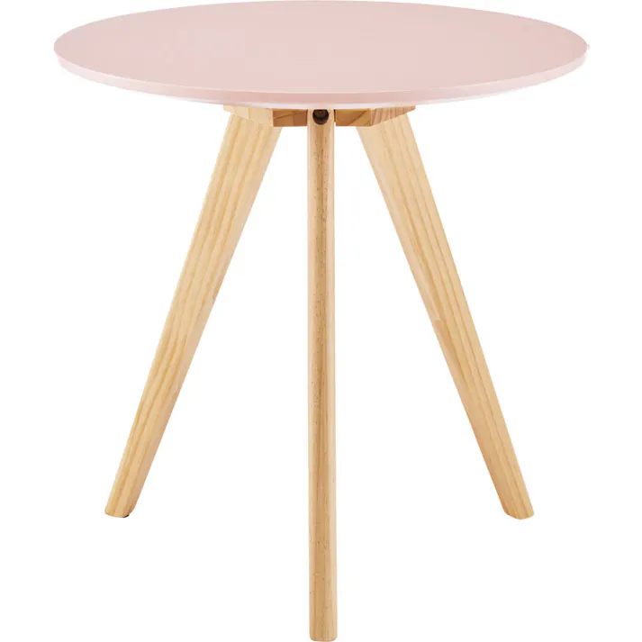 東谷 Room Essence ラウンドサイドテーブル ピンク Size:50×50×50 ソファー ベッド 【4985155230518】 TAP-008PK【別送品】