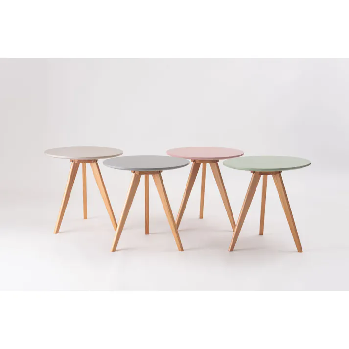 東谷 Room Essence ラウンドサイドテーブル ピンク Size:50×50×50 ソファー ベッド 【4985155230518】 TAP-008PK【別送品】