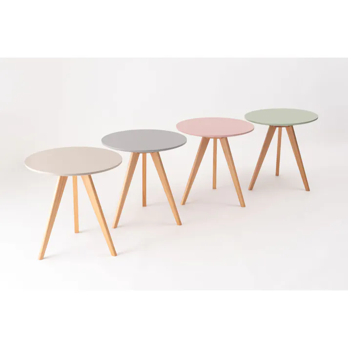 東谷 Room Essence ラウンドサイドテーブル ピンク Size:50×50×50 ソファー ベッド 【4985155230518】 TAP-008PK【別送品】