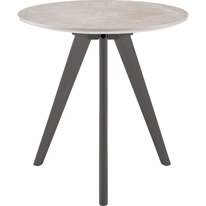 東谷 Room Essence ラウンドサイドテーブル グレー Size:50×50×50 ソファー ベッド 【4985155232772】 TAP-205GY【別送品】