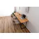 Room Essence カウンターダイニングテーブル W180×D55×H70cm ナチュラル 組立式 ダイニング テーブル カウンター リモートワーク デスク 机 コンパクト シンプル ナチュラル おしゃれ モダン 北欧 天然木 木製 ACE-358NA【別送品】