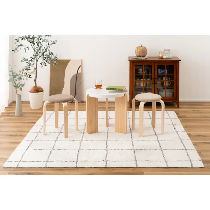 Room Essence スツール W32×D32×H45 モカブラウン 完成品 椅子 円 スタッキング ニュアンスカラー トレンド シンプル 天然木 木製 おしゃれ ナチュラル 北欧 キッチン ラウンド CL-802MBR【別送品】