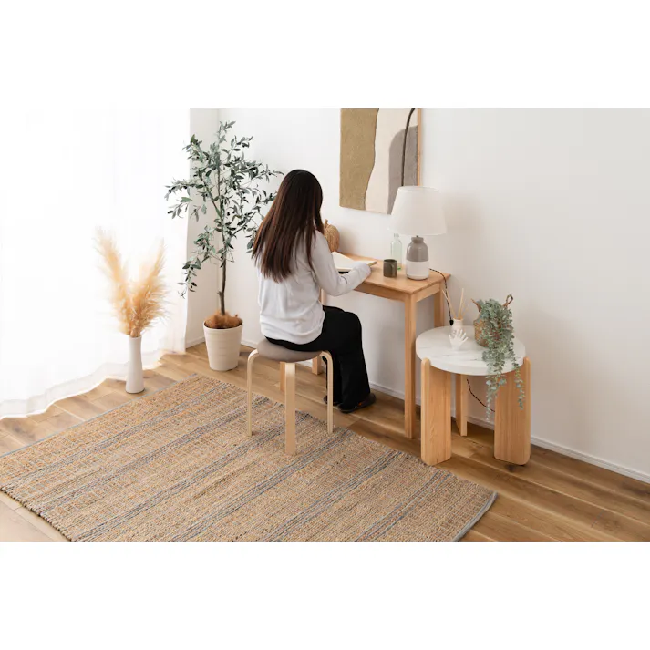 Room Essence スツール W32×D32×H45 モカブラウン 完成品 椅子 円 スタッキング ニュアンスカラー トレンド シンプル 天然木 木製 おしゃれ ナチュラル 北欧 キッチン ラウンド CL-802MBR【別送品】