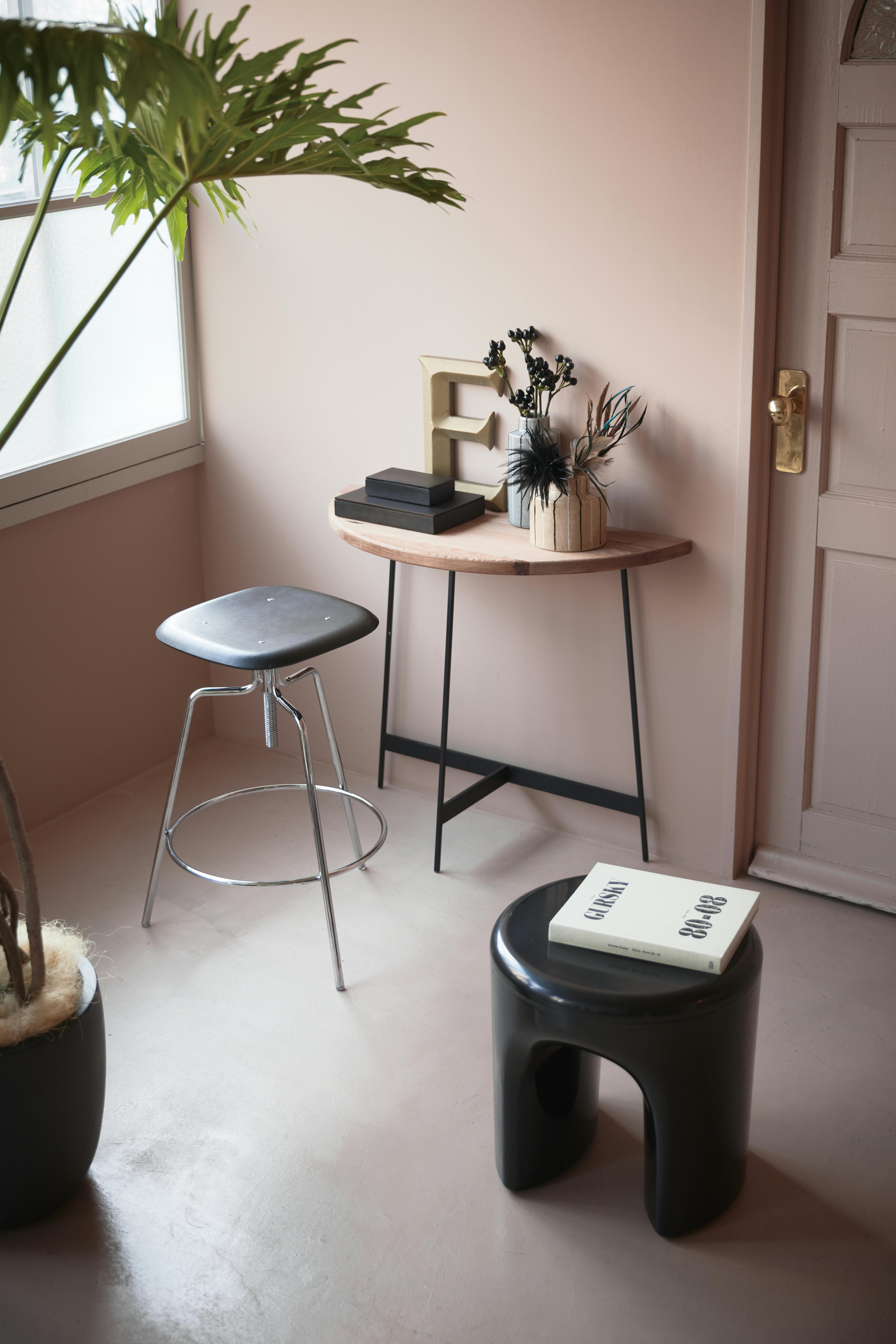 Room Essence フラワーベース W10.5×D10.5×H22 グレー 完成品 花瓶