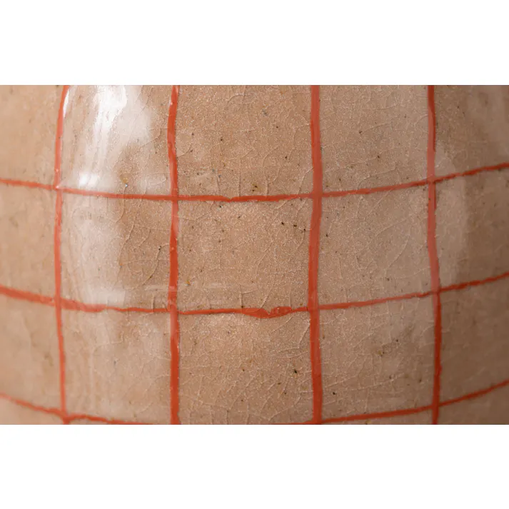 Room Essence フラワーベース W19.5×D16×H29 ブラウン 完成品 花瓶 花びん フラワースタンド 陶器 北欧 シンプル 艶 生花 枝物 卓上 床置き 陶器製 和モダン レトロ ベーシック インテリア 寝室 リビング 玄関 廊下 CLY-76BR【別送品】