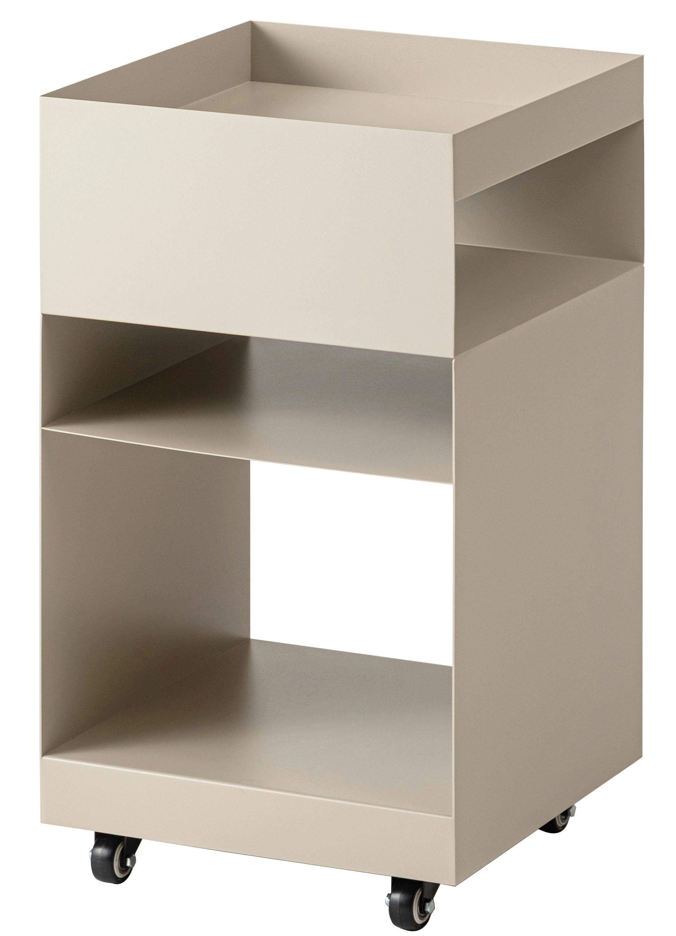 Room Essence サイドテーブルワゴン W35×D35×H62.5 ベージュ 組立式 ワゴン スチールワゴン キャスター付き 棚付き 収納 モダン アク ローテーブル・センターテーブル Room Essence サイドテーブルワゴン W35×D35×H62.5 ベージュ 組立式 ワゴン スチールワゴン キャスター付き 棚付き 収納 モダン アク ローテーブル・センターテーブル