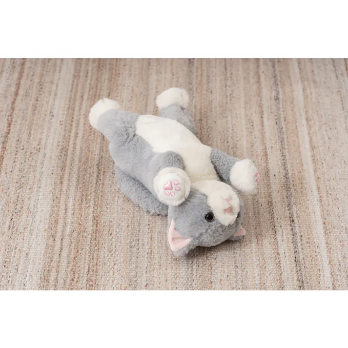 Room Essence 癒されアニマルmovemal(むぶまる) 約W12.5×D27×H30 完成品 癒されアニマル 動物ぬいぐるみ 猫ぬいぐるみ 関節が動く 動く 動物 癒し ペットロス 高齢者 インテリア雑貨 猫 ねこ ネコ かわいい プレゼント 介護 介護施設 GLK-210A【別送品】