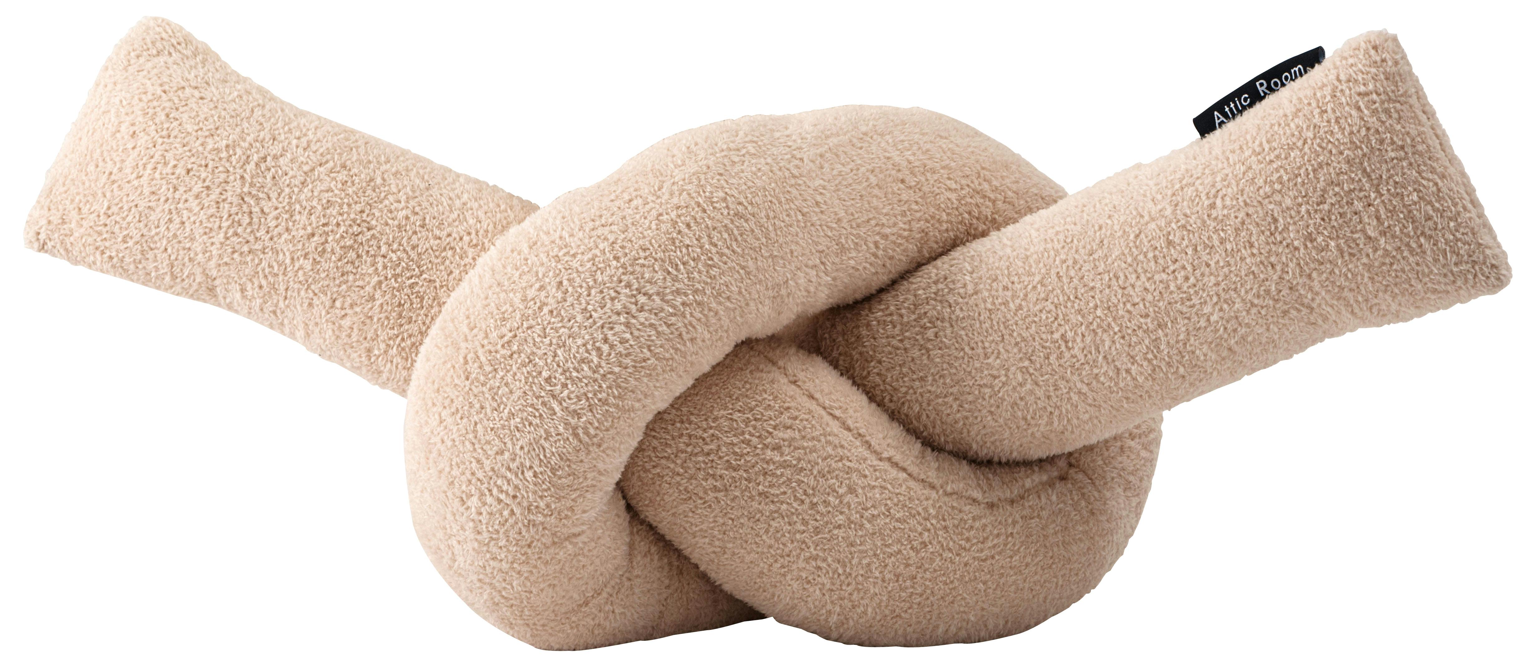 Room Essence もちもちロープクッション 約W60×D29.5×H21 ベージュ 完成品 韓国 おしゃれ かわいい フロアクッション 結び目 ロープ その他のクッション