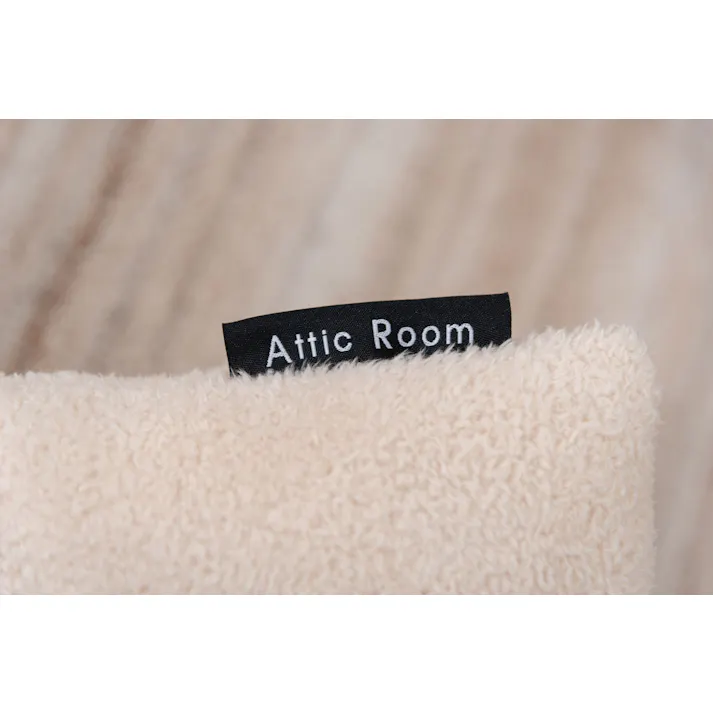 Room Essence もちもちロープクッション 約W60×D29.5×H21 ベージュ 完成品 韓国 おしゃれ かわいい フロアクッション 結び目 ロープ インテリア 雑貨 北欧 柔らかい ベージュ GLK-211BE【別送品】