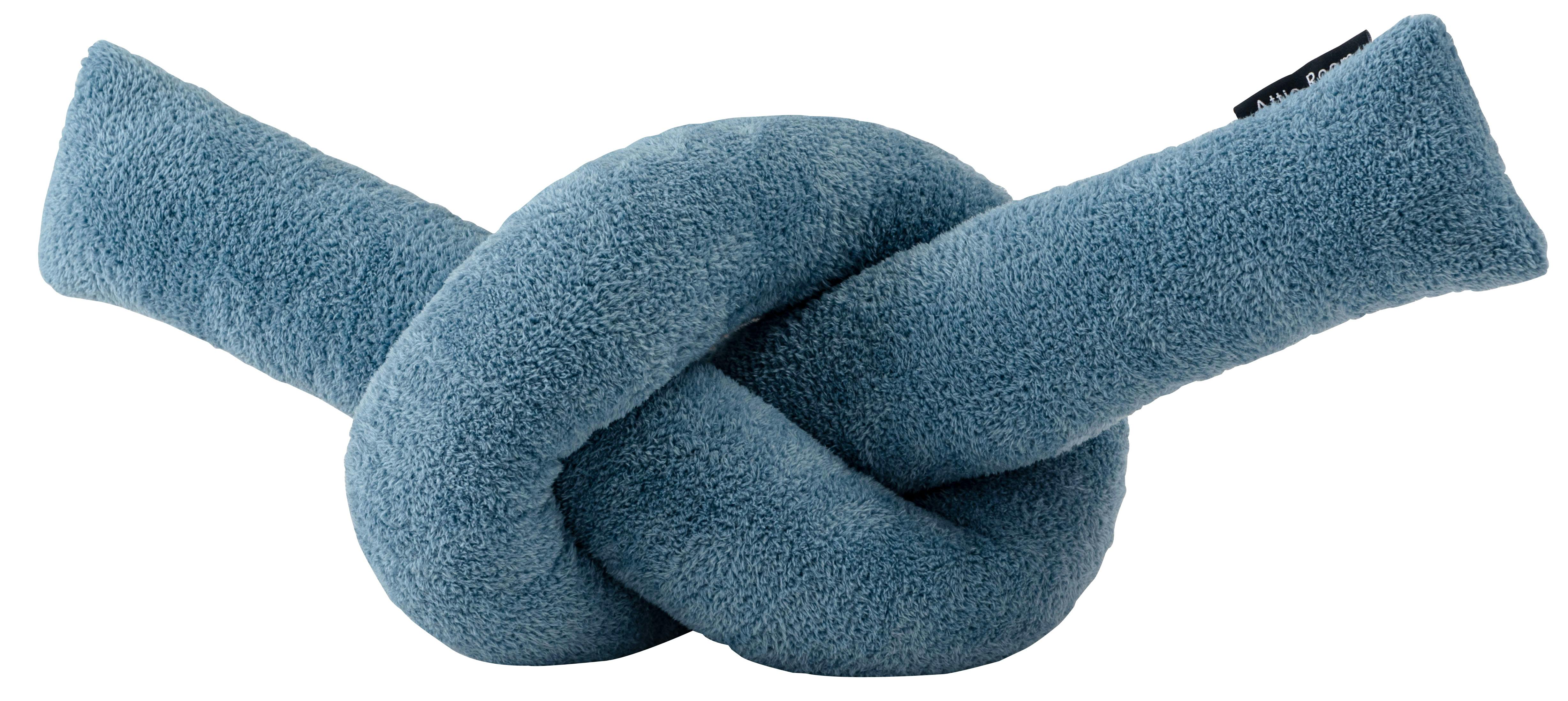 Room Essence もちもちロープクッション 約W60×D29.5×H21 ブルー 完成品 韓国 おしゃれ かわいい フロアクッション 結び目 ロープ イ その他のクッション