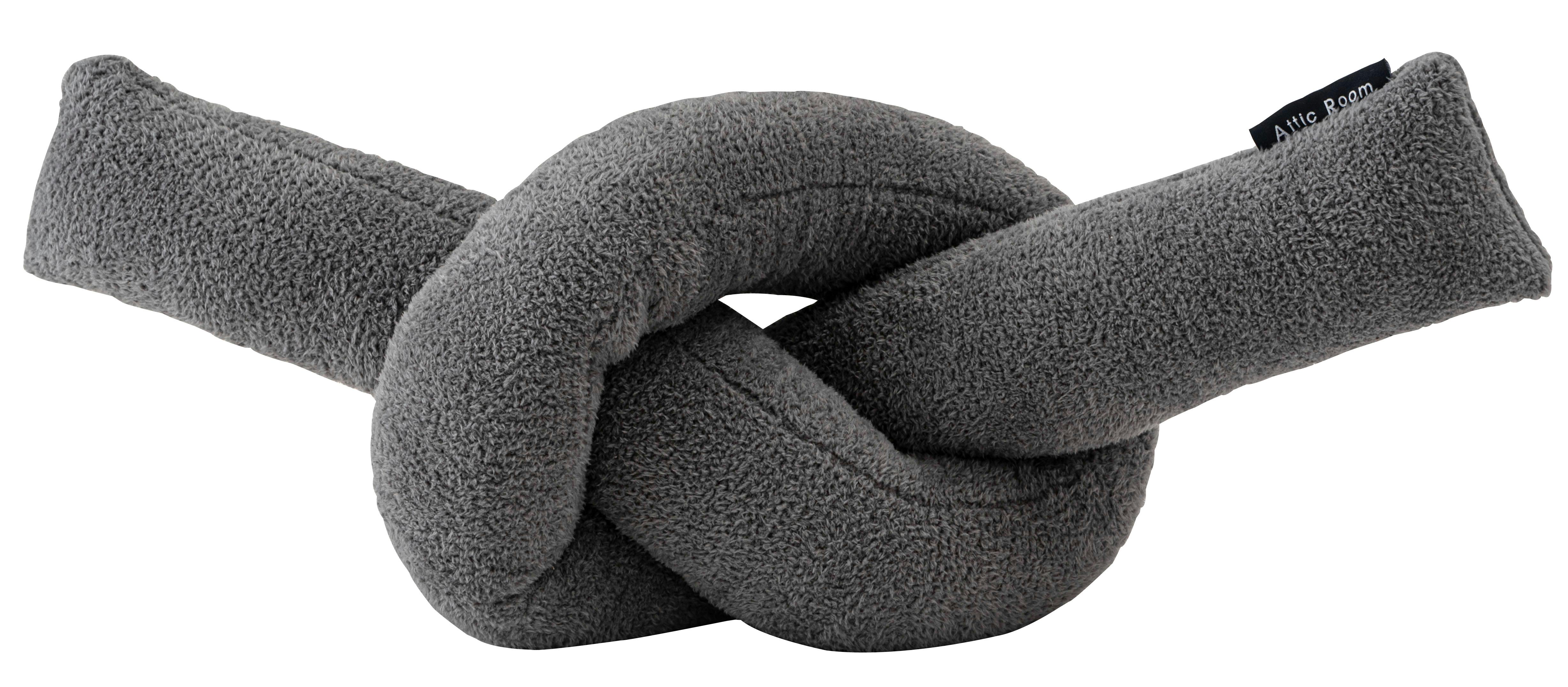 Room Essence もちもちロープクッション 約W60×D29.5×H21 ダークグレー 完成品 韓国 おしゃれ かわいい フロアクッション 結び目 ロー その他のクッション