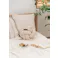 Room Essence もちもちボールクッション 約W25×D25×H25 ベージュ 完成品 韓国 おしゃれ かわいい フロアクッション 結び目 ロープ インテリア 雑貨 北欧 柔らかい ベージュ GLK-212BE【別送品】