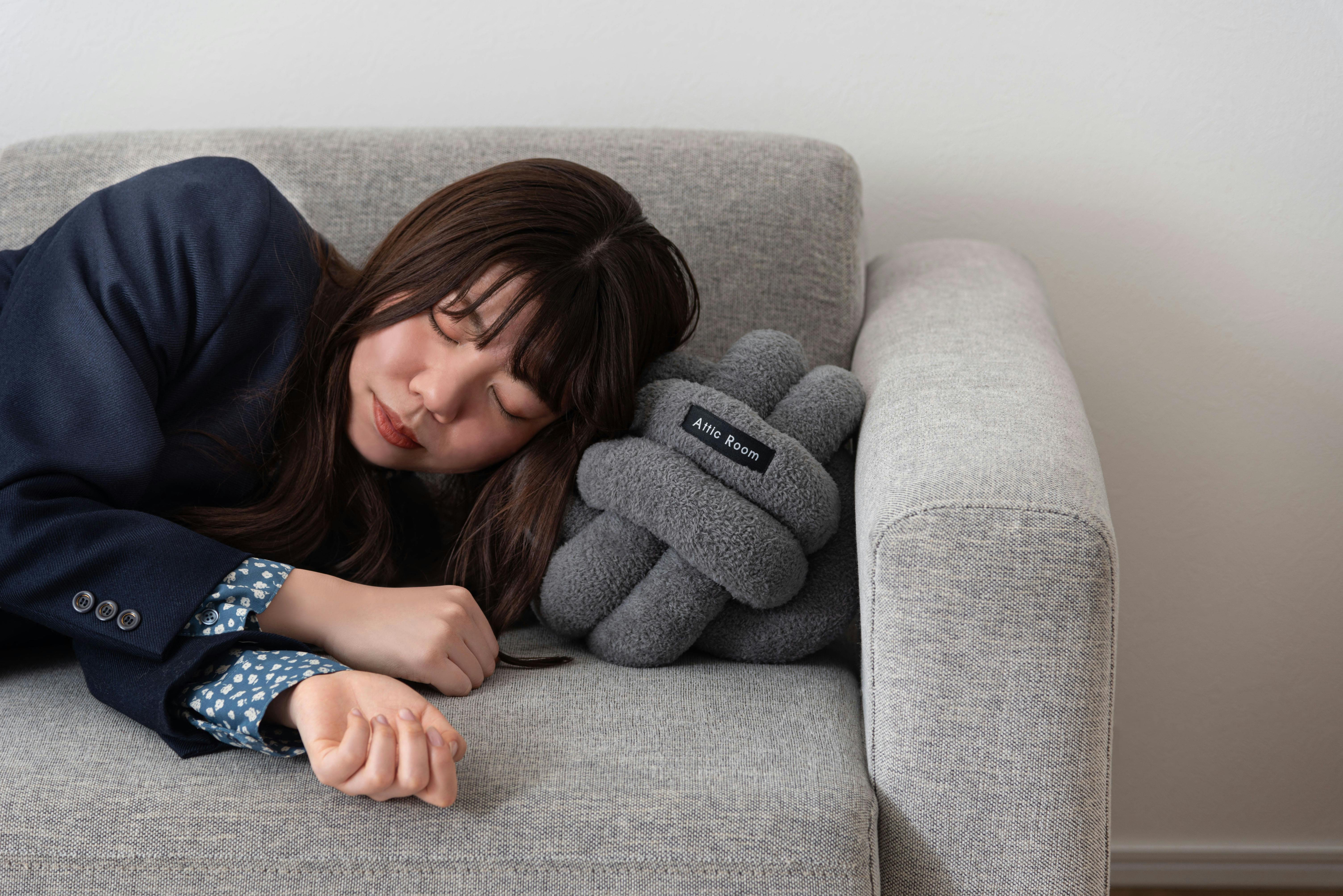 Room Essence もちもちボールクッション 約W25×D25×H25 ダークグレイ