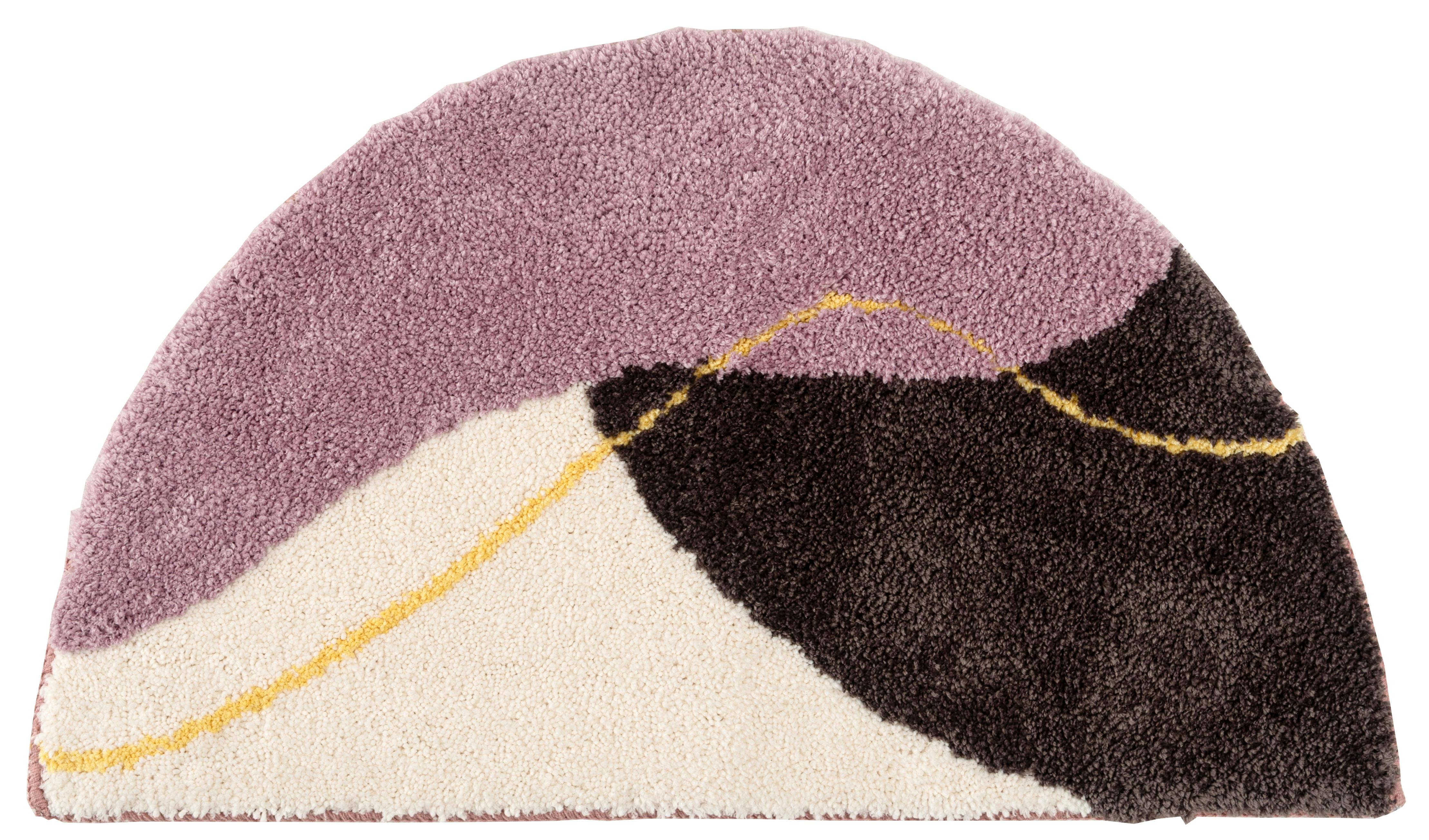 Room Essence マットー半円形 約W72×D42×H2 完成品 マット 半円 ニュアンス 個性的 アクセント 玄関マット 小さめ 滑り止め付き ナチュ 玄関マット