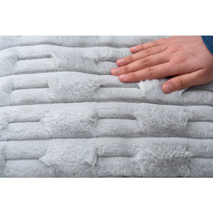 Room Essence USB足入れ 約W30×D36×H7.5 グレー 完成品 USBフットウォーマー あったかグッズ 冷え性対策 ポコポコ コンパクト かわいい おめめ 目 個性的 ヒーター クッション 収納 洗濯 シートクッション クッション アームウォーマー GLK-221GY【別送品】