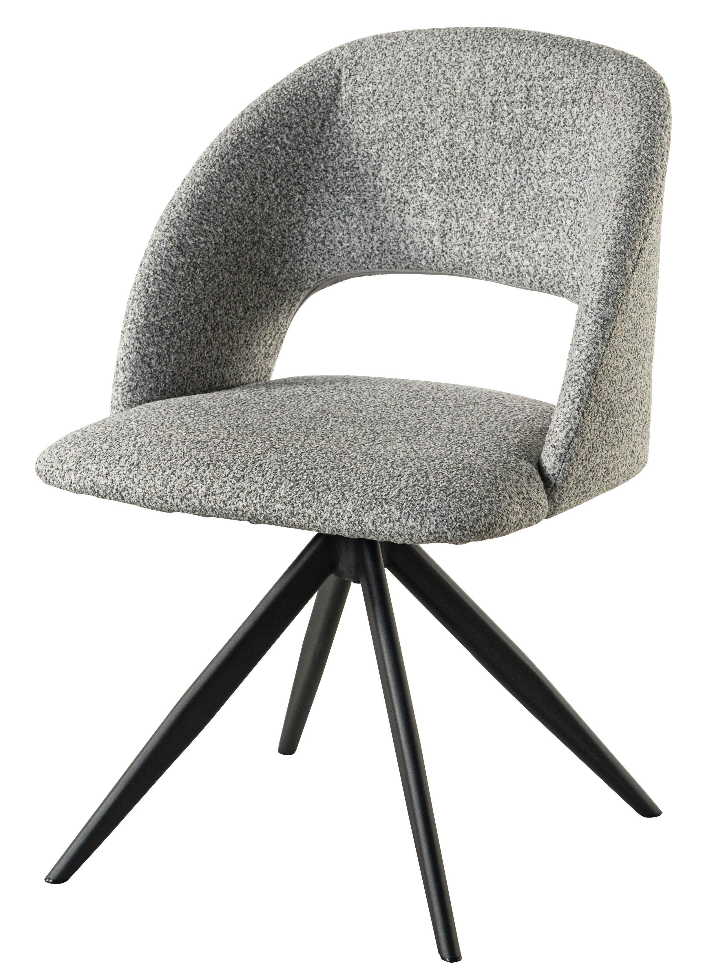 Room Essence 回転チェア W50×D55×H78×SH45 ライトグレー 組立式 チェア 椅子 回転椅子 ブラックスチール 回転 パーソナルチェア オフィスチェア Room Essence 回転チェア W50×D55×H78×SH45 ライトグレー 組立式 チェア 椅子 回転椅子 ブラックスチール 回転 パーソナルチェア オフィスチェア