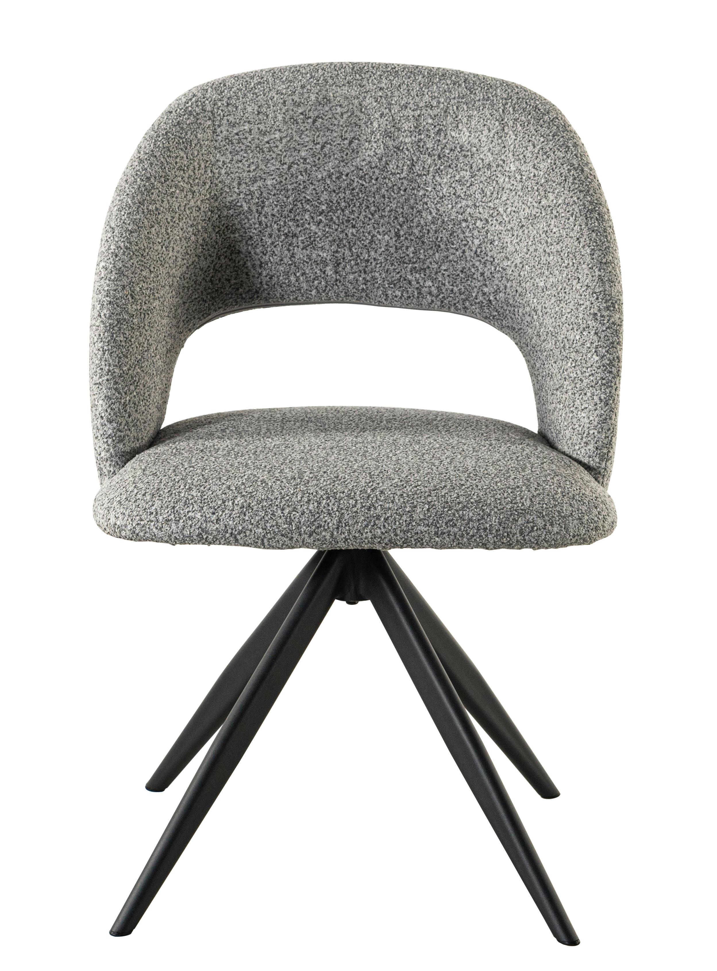 Room Essence 回転チェア W50×D55×H78×SH45 ライトグレー 組立式